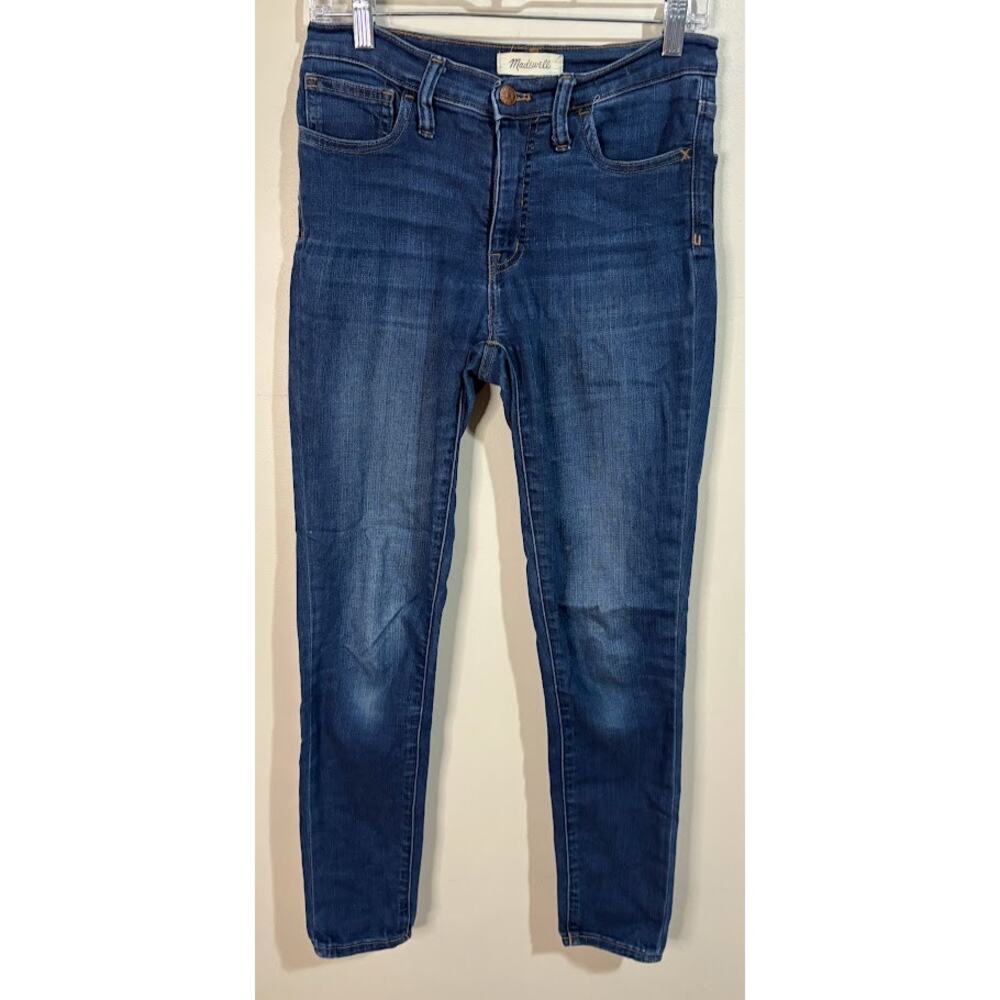 Madewell 9"Mid Rise Skinny Blue Jeans Size 27‎